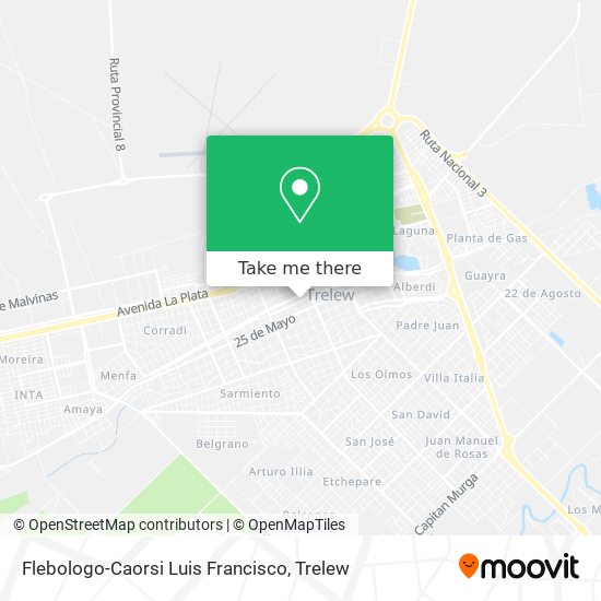Mapa de Flebologo-Caorsi Luis Francisco