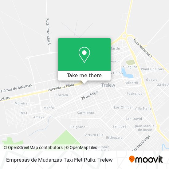 Empresas de Mudanzas-Taxi Flet Pulki map