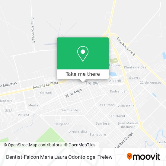 Mapa de Dentist-Falcon Maria Laura Odontologa