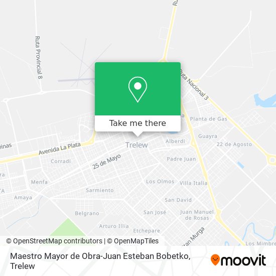 Maestro Mayor de Obra-Juan Esteban Bobetko map