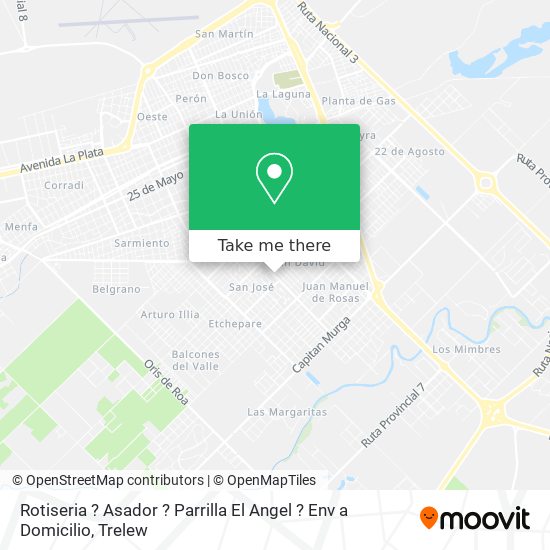 Rotiseria ? Asador ? Parrilla El Angel ? Env a Domicilio map
