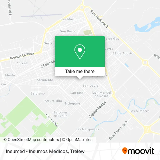 Insumed - Insumos Medicos map