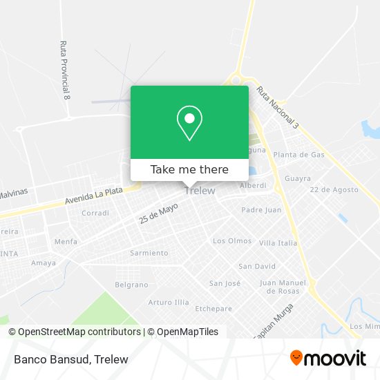Mapa de Banco Bansud