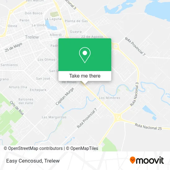 Easy Cencosud map