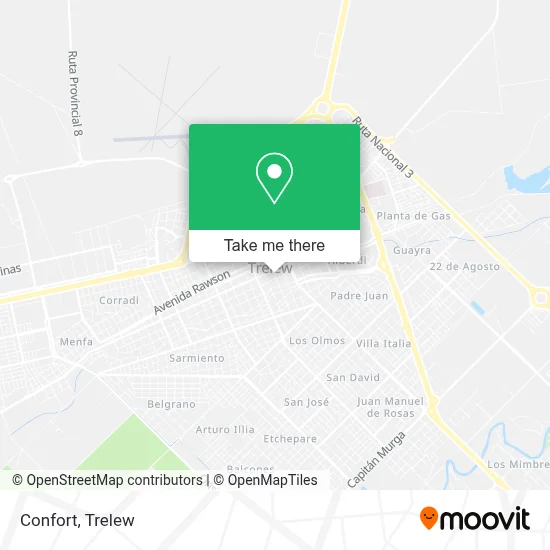 Confort map