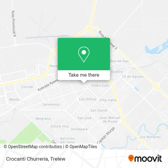 Crocanti Churrería map