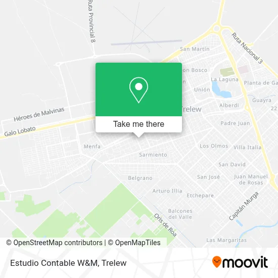 Estudio Contable W&M map