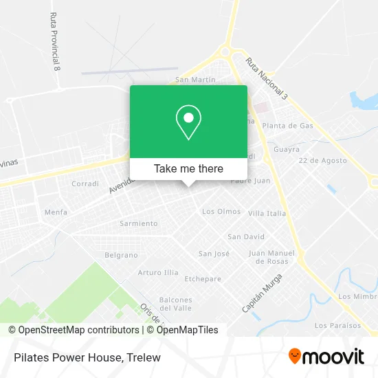 Pilates Power House map