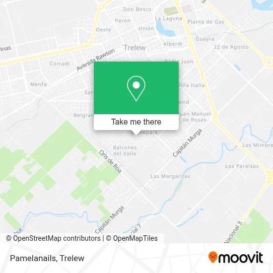 Pamelanails map