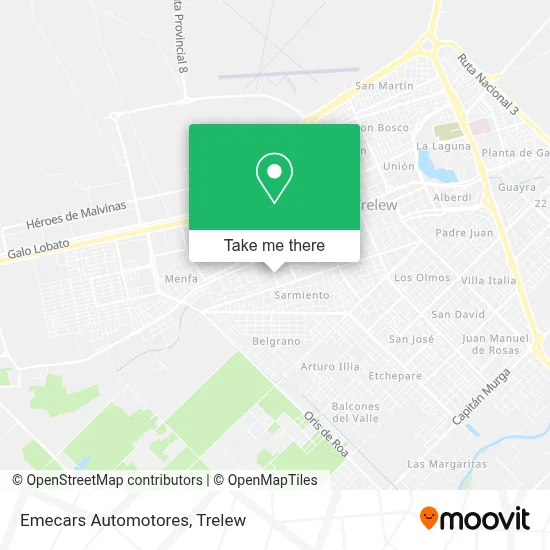 Emecars Automotores map