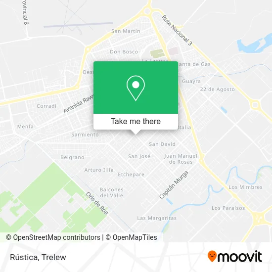 Rústica map