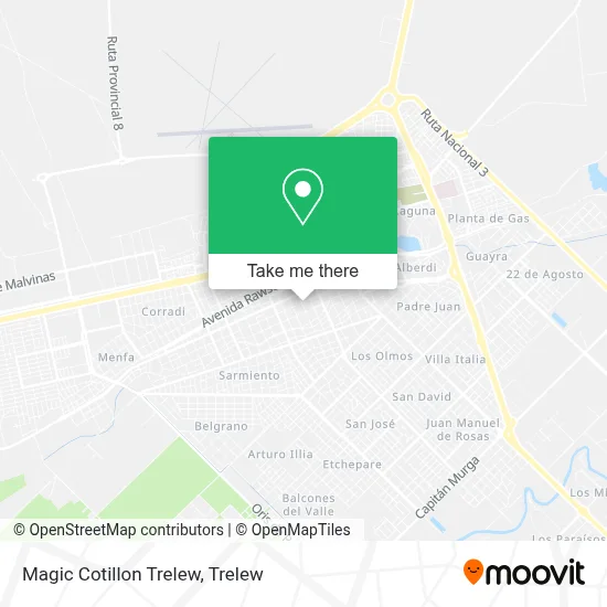 Magic Cotillon Trelew map