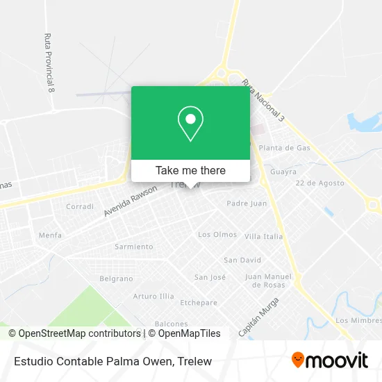 Estudio Contable Palma Owen map