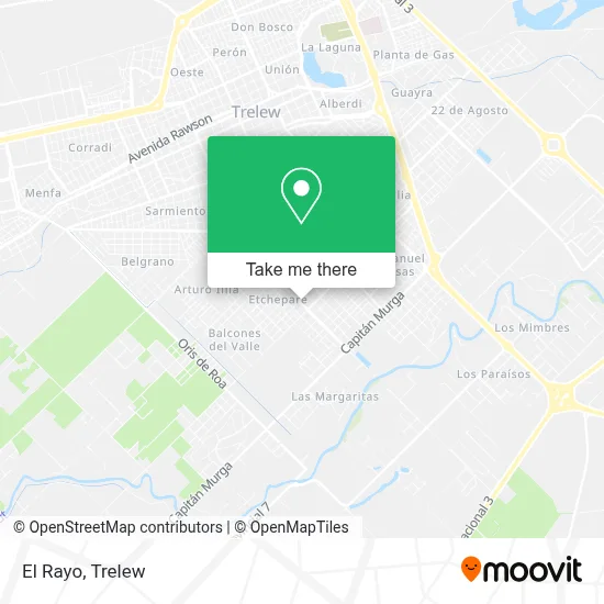 El Rayo map