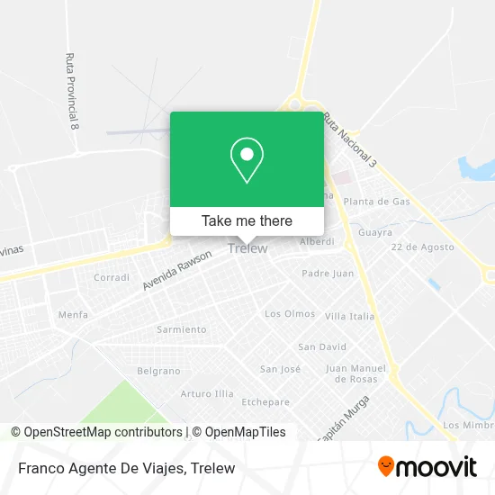 Franco Agente De Viajes map