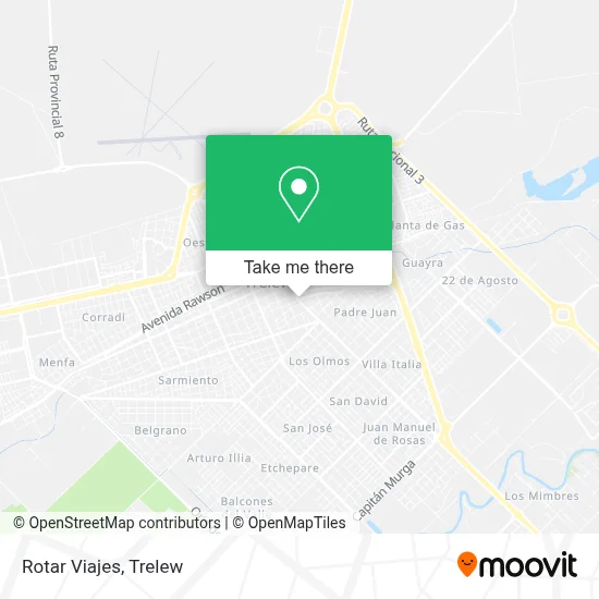 Rotar Viajes map