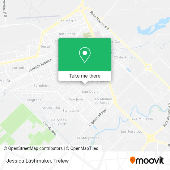 Jessica Lashmaker map