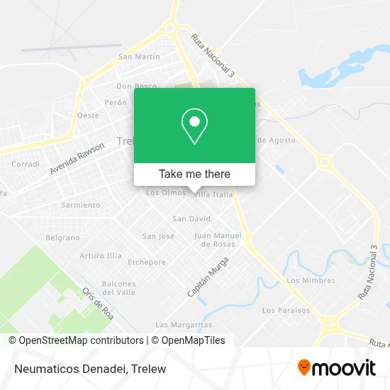 Neumaticos Denadei map