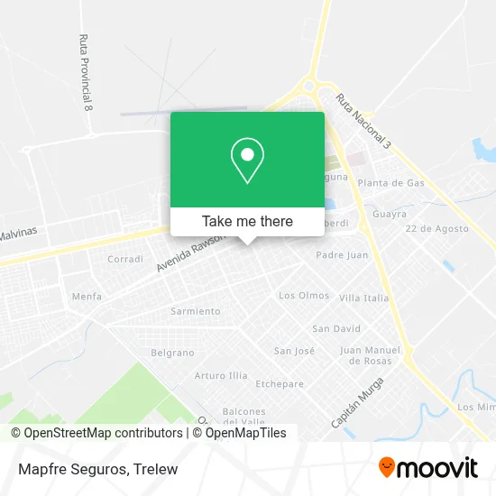 Mapfre Seguros map