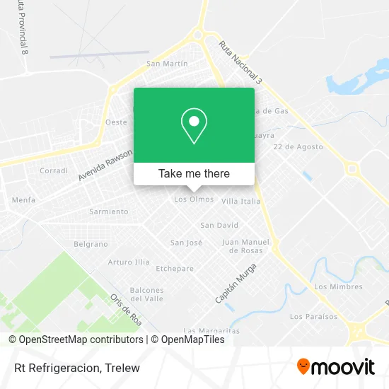 Rt Refrigeracion map