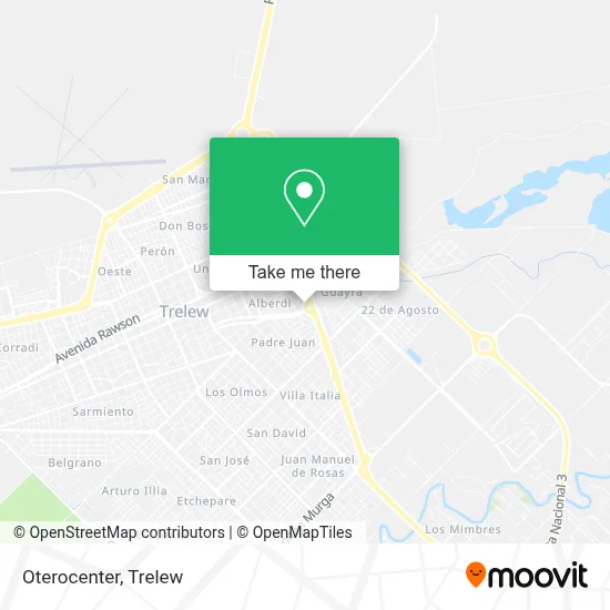 Oterocenter map