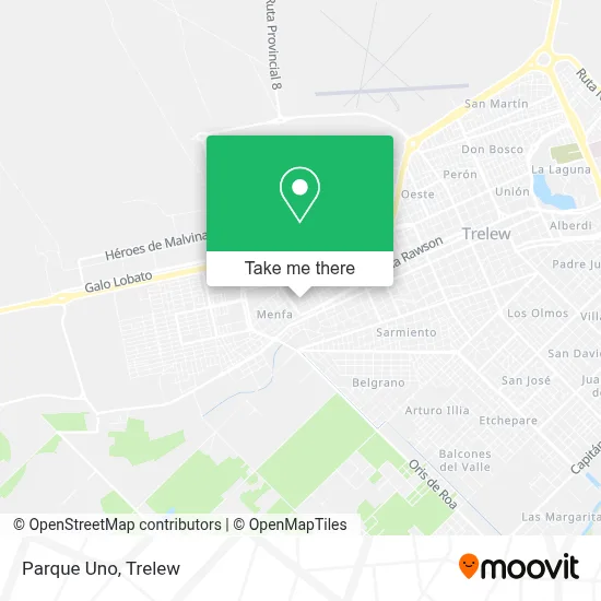 Parque Uno map