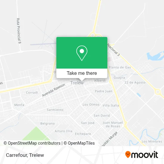 Carrefour map