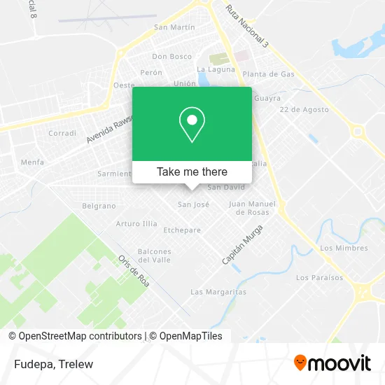 Fudepa map