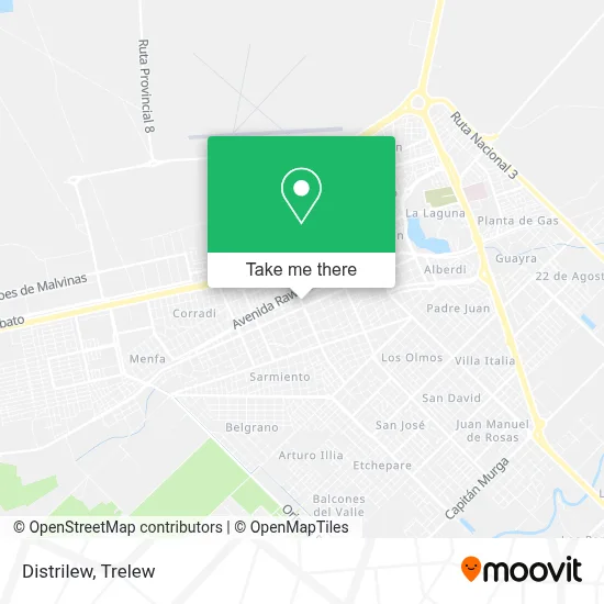 Distrilew map