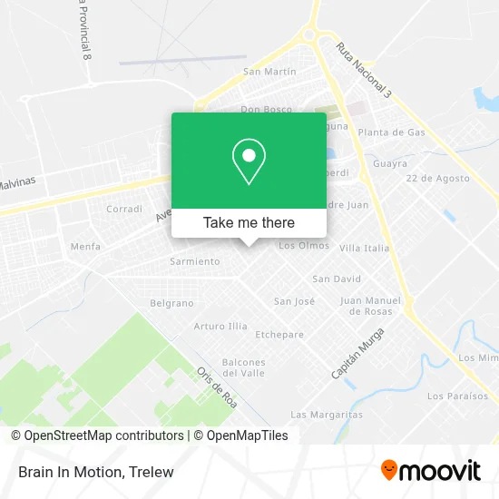 Brain In Motion map