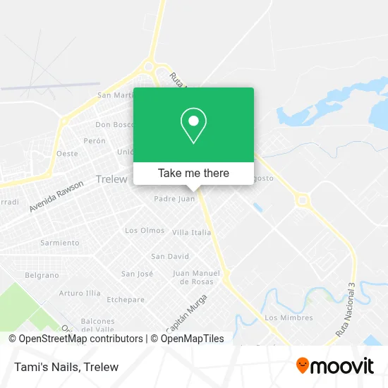 Tami's Nails map