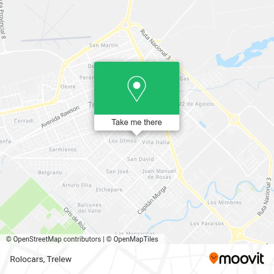Rolocars map
