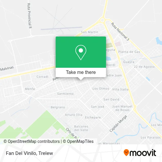 Fan Del Vinilo map