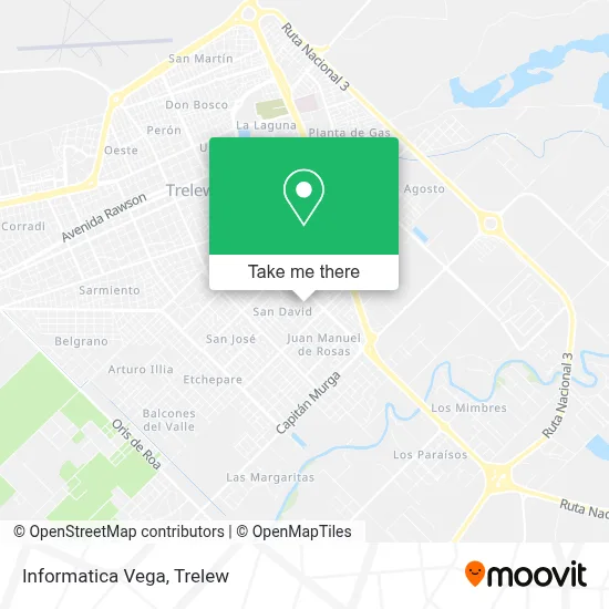 Informatica Vega map