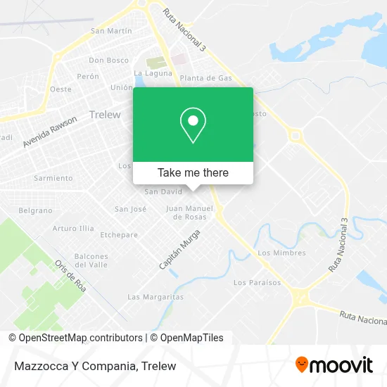 Mazzocca Y Compania map