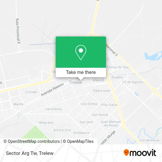 Sector Arg Tw map