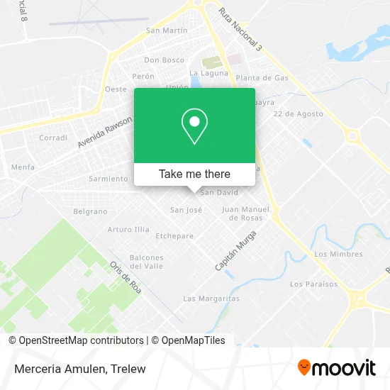 Merceria Amulen map