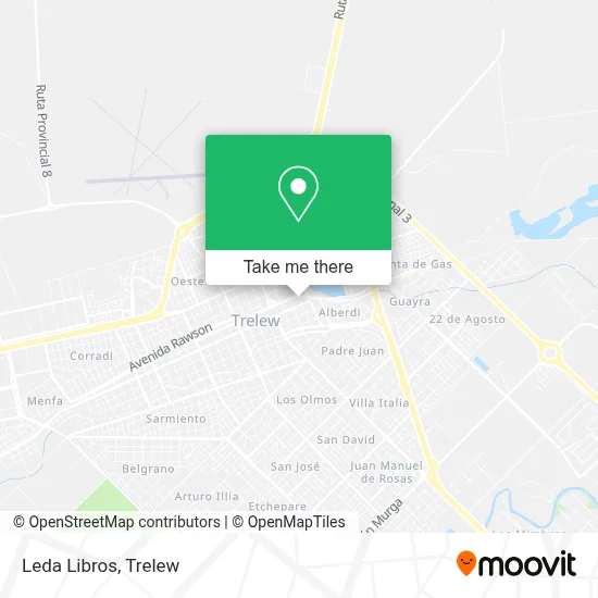 Leda Libros map