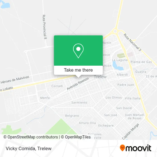 Vicky Comida map