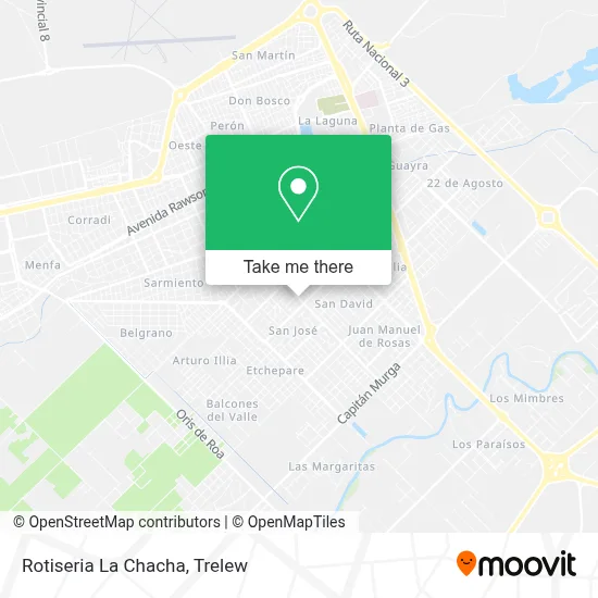 Rotiseria La Chacha map