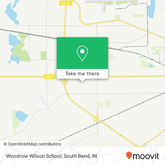 Woodrow Wilson School map