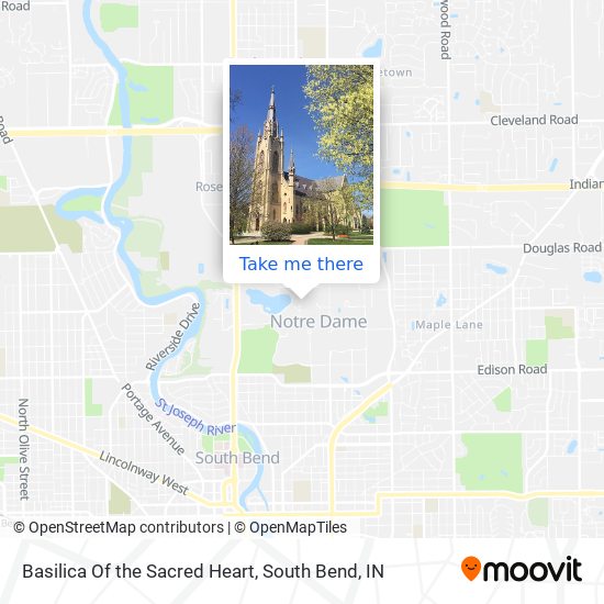 Basilica Of the Sacred Heart map