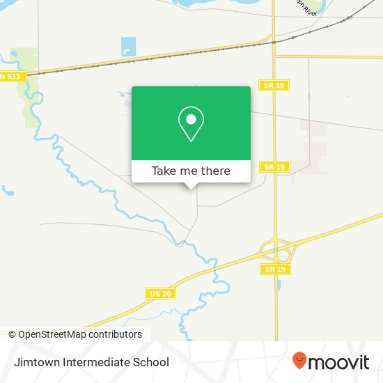 Mapa de Jimtown Intermediate School