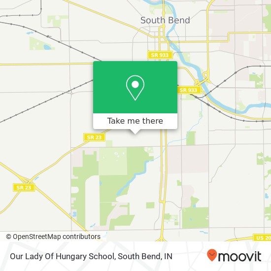 Our Lady Of Hungary School map