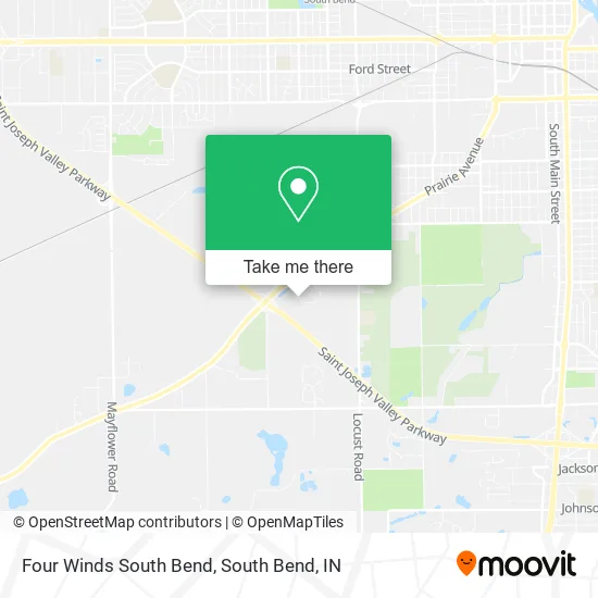 Four Winds South Bend map