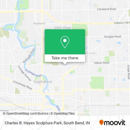 Mapa de Charles B. Hayes Sculpture Park