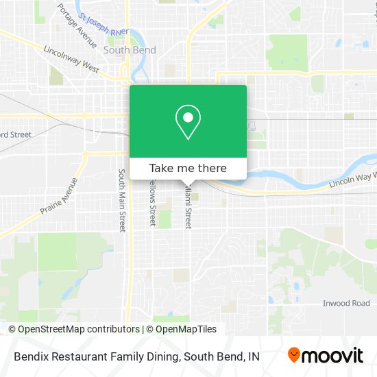 Mapa de Bendix Restaurant Family Dining