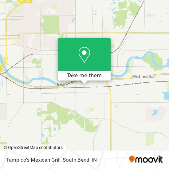 Tampico's Mexican Grill map