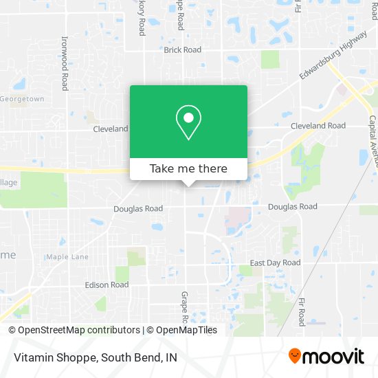 Mapa de Vitamin Shoppe