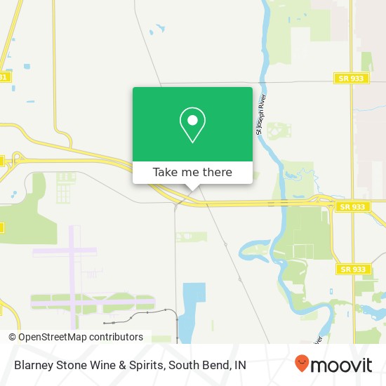 Blarney Stone Wine & Spirits map